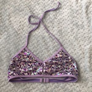 sparkle bikini top